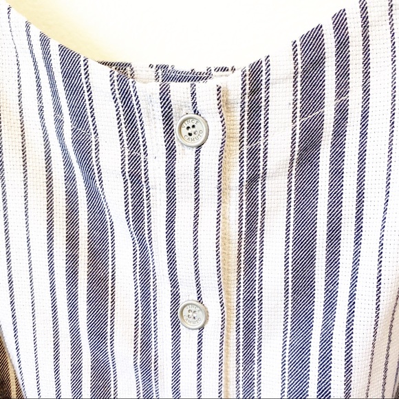 Vince Camuto Sleeveless Dobby Striped Jumper Large - Picture 3 of 9